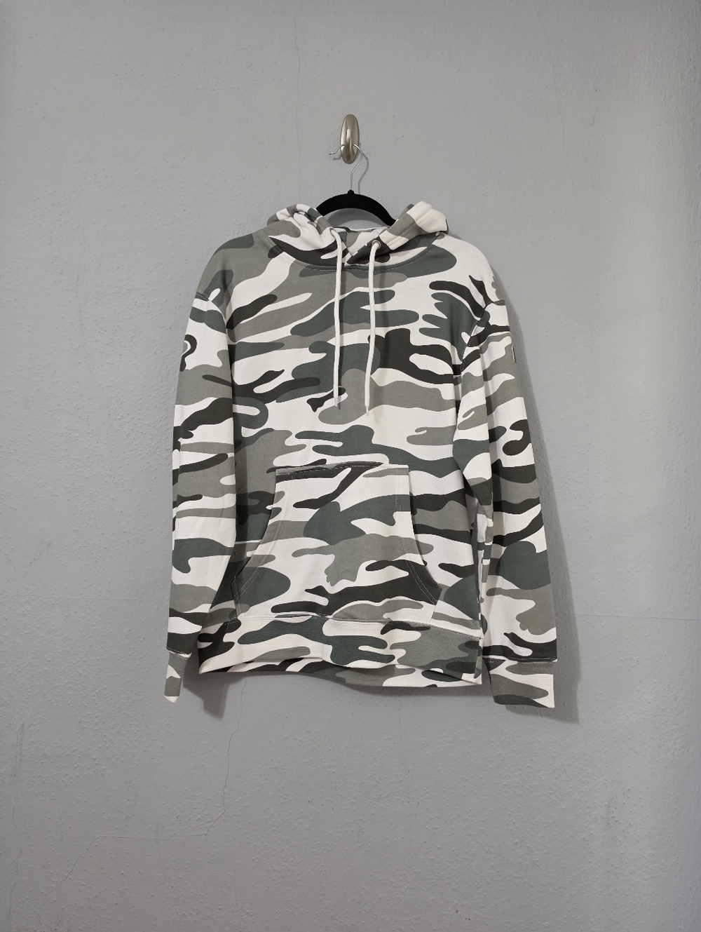 Lane Seven Camouflage Pullover Hooded Sweatshirt Size Med